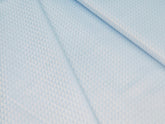 SKY BLUE MICRO TRIANGLE TEXTURED PRINT PLAIN PREMIUM MIX COTTON SHIRT FABRIC.